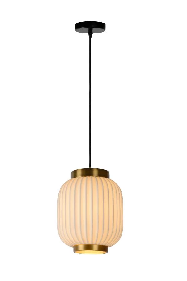 Pendelleuchte GOSSE Porzellan Weiß E27 19,5x19,5x155,8cm Pendelleuchte GOSSE Porzellan Weiß E27 19,5x19,5x155,8cm
