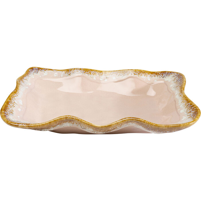 1H719ABW4KFgzi Servierplatte NALA Rosa spülmaschinengeeignet 3,7x25,9x16,9cm