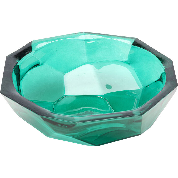 1JiULiX7C1LVwp Dekoschale ORIGAMI Recyceltes Glas Grün 200ml 25x25x8cm