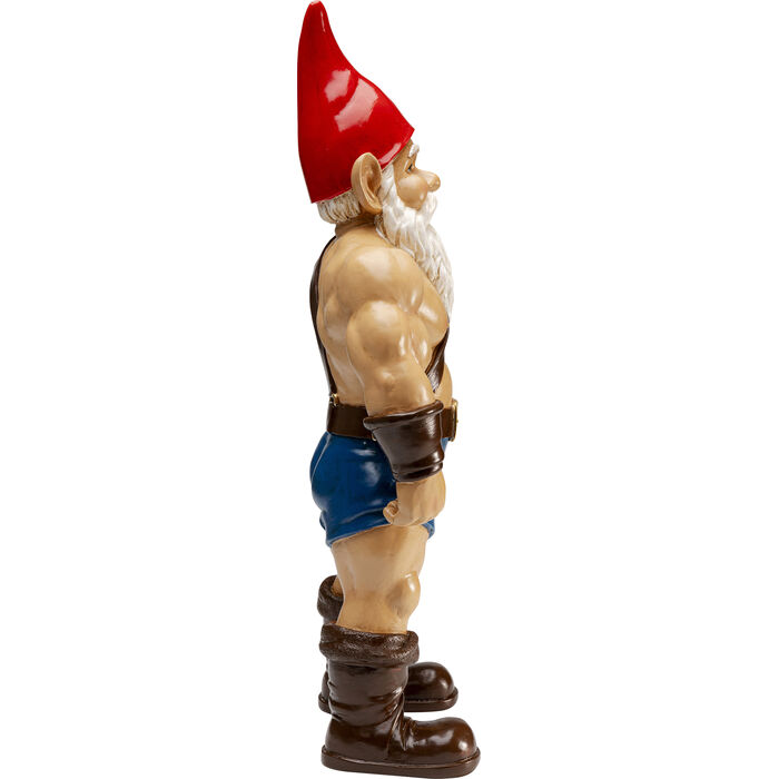 Dekofigur ZWERG MUSCLE Polyresin 14,5x28x59cm