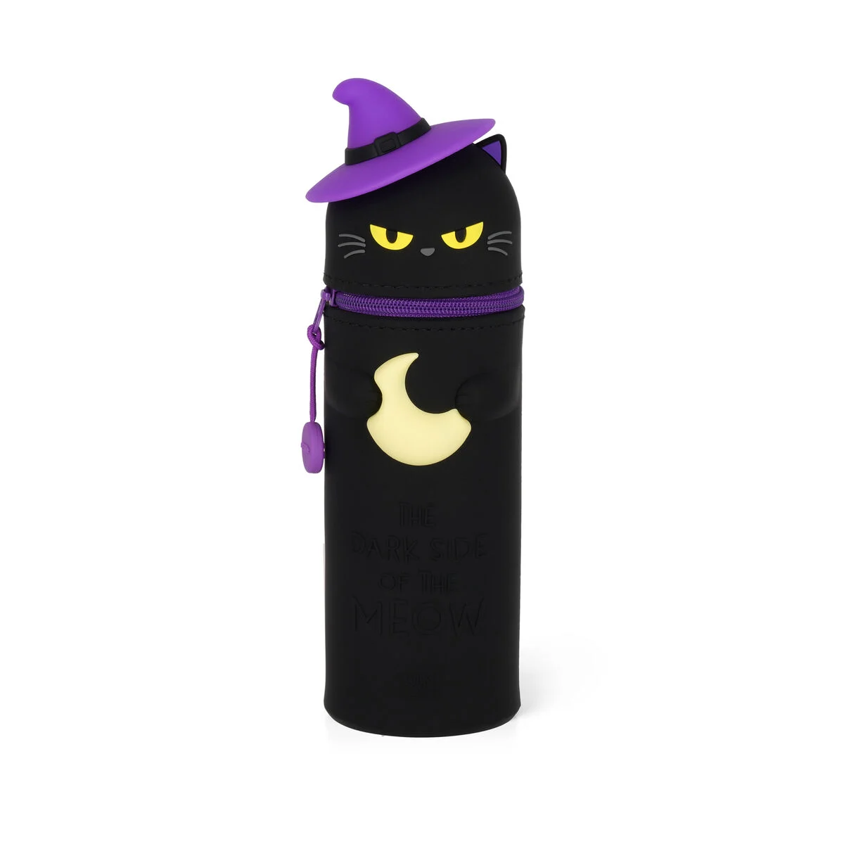 2 in 1 Federmäppchen aus Silikon Kawaii HALLOWEEN Kitty