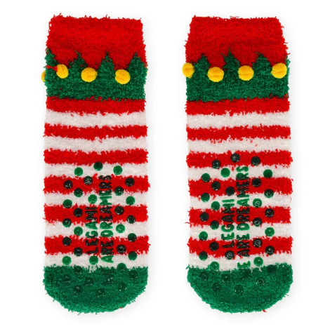 Non Slip Socks - It's a Match Kids - Elf