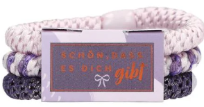 Haargummi Set LOVIES 6,2 x 4,8 x 2,6 cm