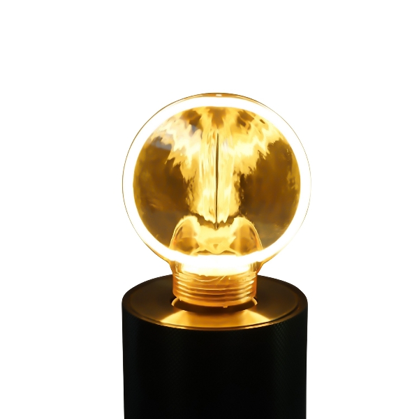 LED Filament Leuchtmittel O-2 Gold E27 4W 170lm 1800K Warmweiß 8x5x12cm