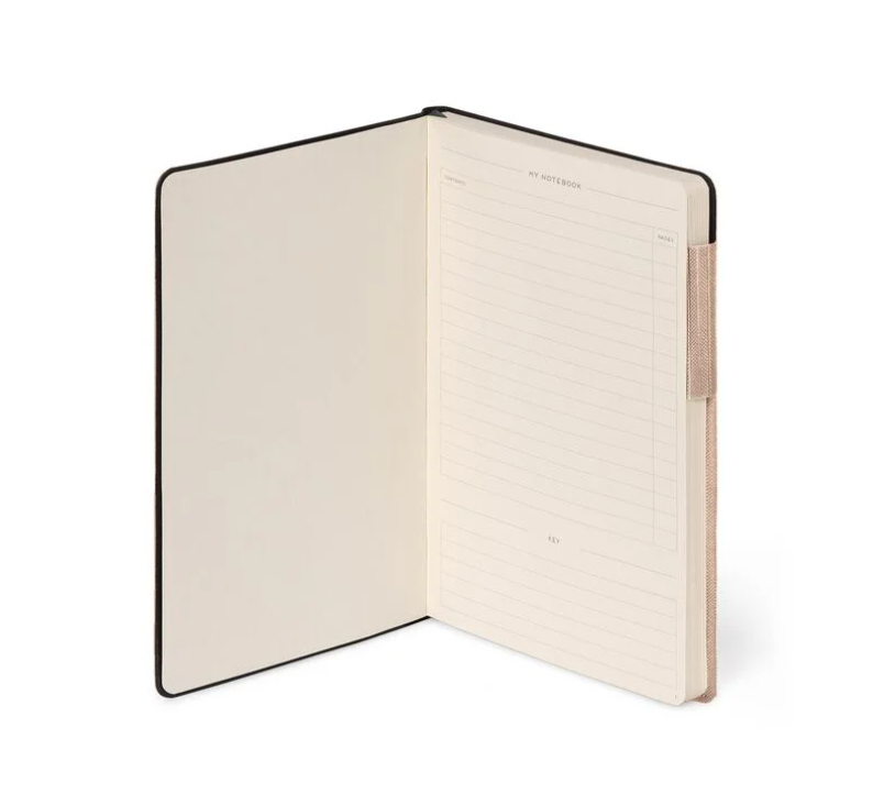 2m34h3rlJ4A2DT Liniertes Notizbuch - Medium - My Notebook 13x21cm 192 nummerierte Seiten Rosé Gold