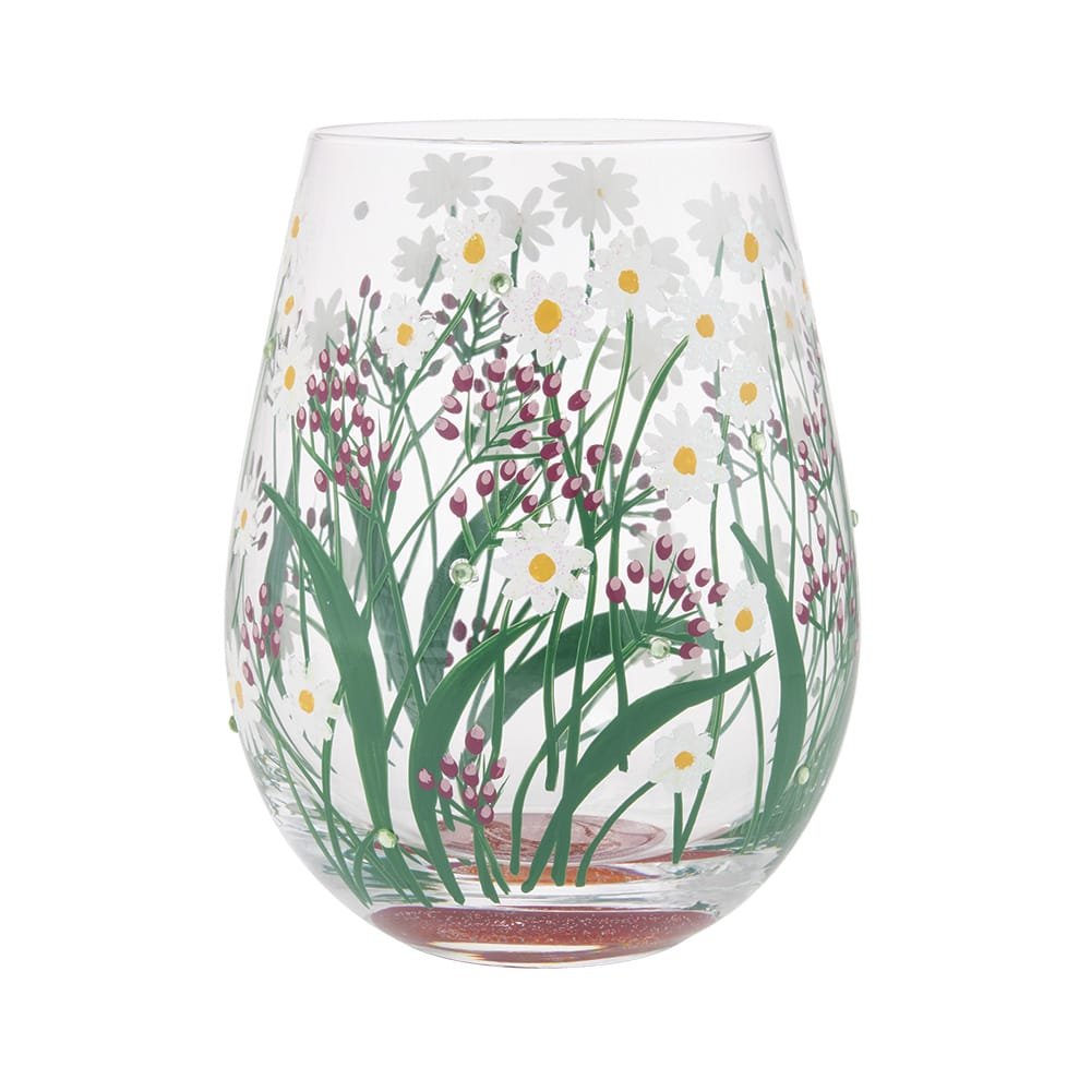 Weinglas LET'S CELEBRATE  by Lolita handbemalt Unikat 592ml 9,5x9,5x12,5cm