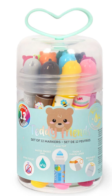 Filzstifte - Teddy Friends 12er-Set