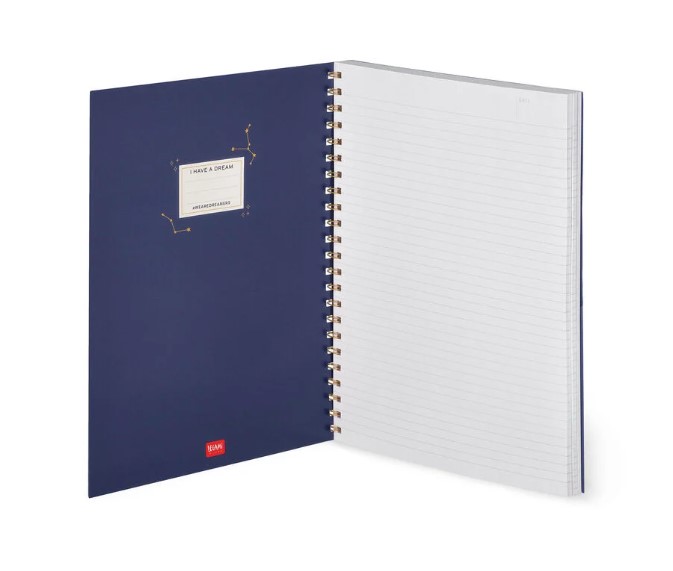 1JUW3KY2RjPXy5 3-in-1 Notebook mit Spiralbindung - Maxi A4 - 22x29,5cm 204 Seiten Stars