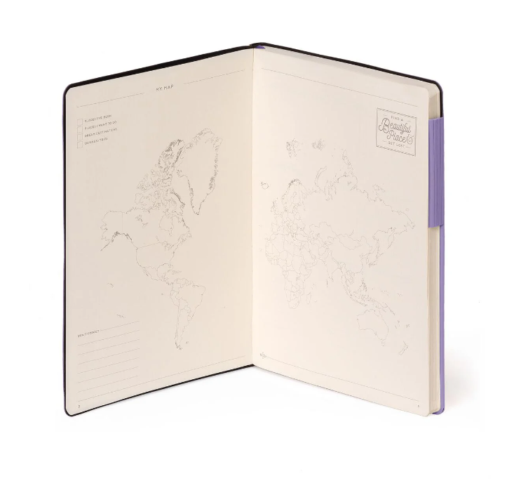 2ax637jlxfCnx8 Liniertes Notizbuch - Large - My Notebook 17,5x24,3cm 192 nummerierte Seiten Lavender Lila