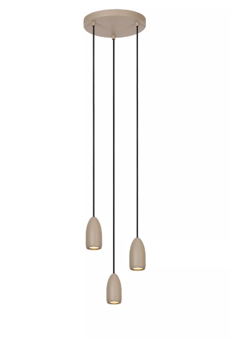 Pendelleuchte EVORA Metall 3xGU10 dimmbar 25x25x150cm