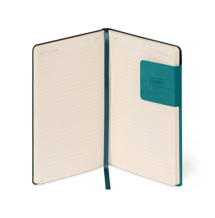 4hQ38s9Pzroc5j Liniertes Notizbuch - Medium - My Notebook 13x21cm 192 nummerierte Seiten Malachite Green Grün