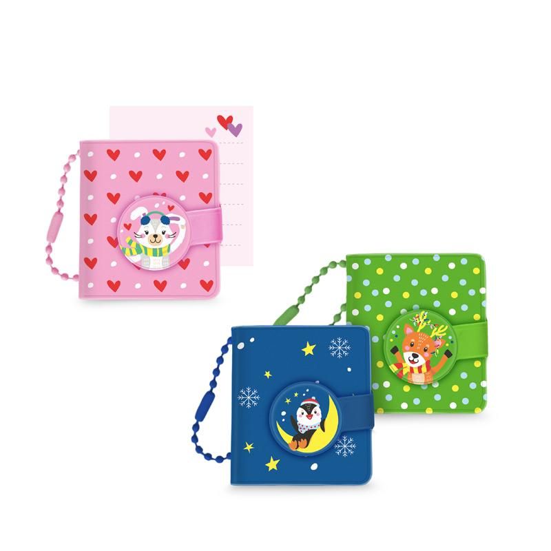 MAGIC MOMENTS Mini Notizbuch mit Anhänger 4,4x1x4,9cm  MAGIC MOMENTS Mini Notizbuch mit Anhänger 4,4x1x4,9cm