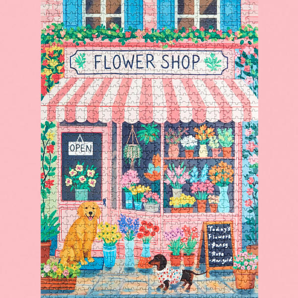 Puzzle FLOWER SHOP 1000Teile 66x45x0,17cm