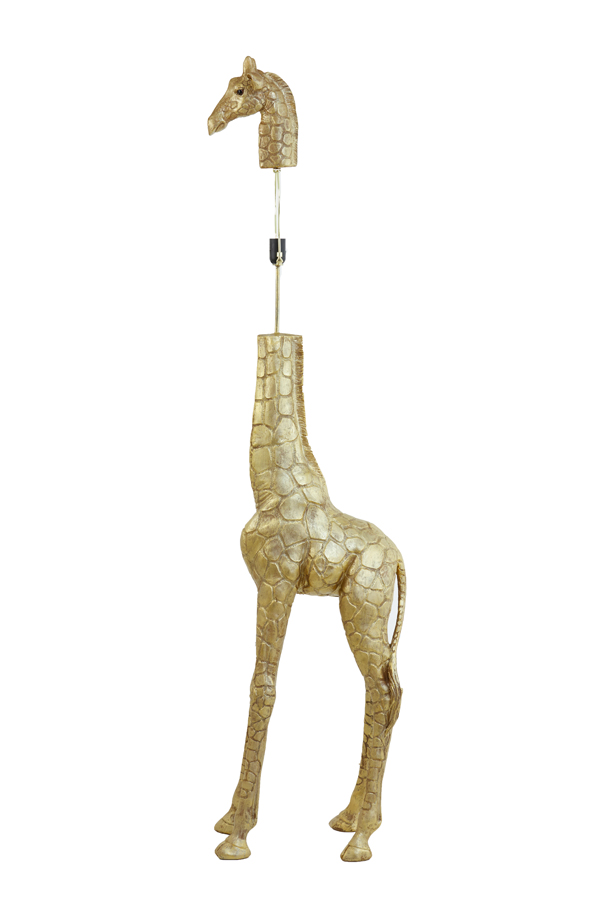 61698 Stehleuchte GIRAFFE Polyresin Bronze E27 35,5x44x184cm