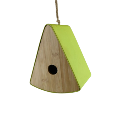 Vogelhaus PYRAMIDE Bambus 12x17,3x20cm