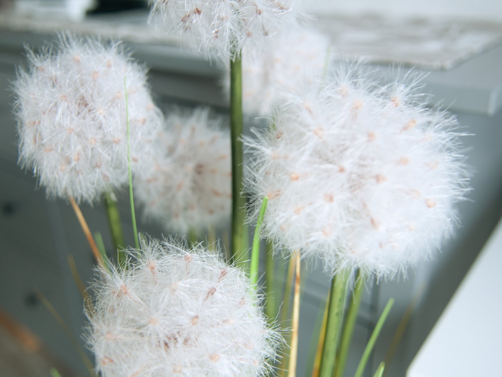 82600133b Pusteblume Kunstblume 107cm