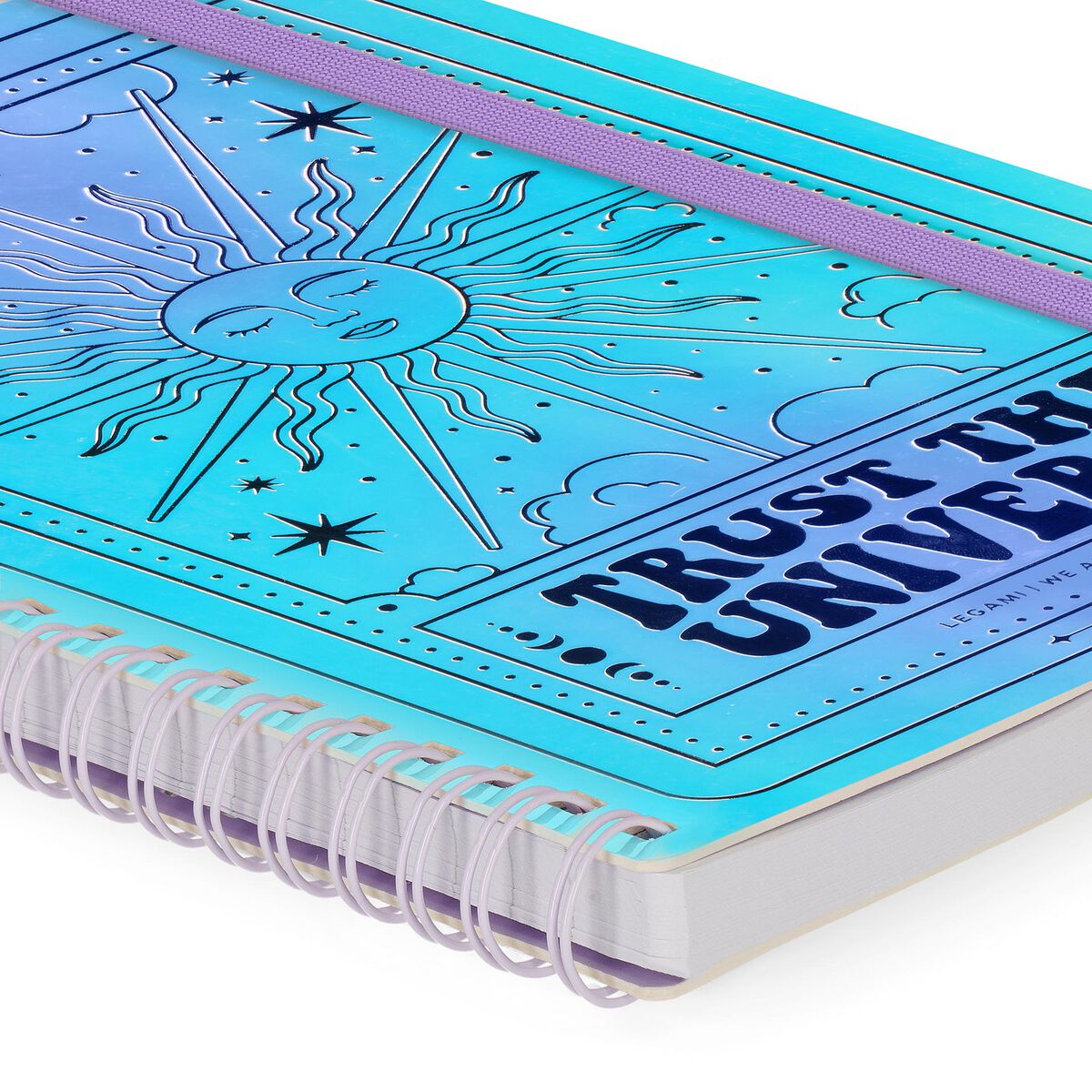 Liniertes Notizbuch - Large A5 - Notebook mit Spiralbindung 15,5x21cm 200 Seiten TAROT