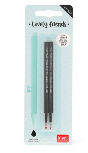 Screenshot-2024-10-21-164027 Set mit 2 Ersatzpatronen für Gelstift - Lovely Friends Schwarz