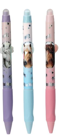 Miss Melody Radierbarer Gelstift lila blau rosa 