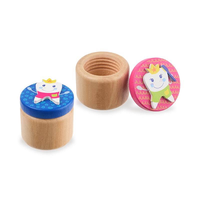 Zahnfee Mia MILCHZAHN-HOLZDOSE 4x4x3,9cm