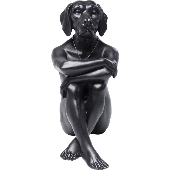 1CYKta18TMxlgA Dekofigur Gangster Dog Black 33x26x17cm