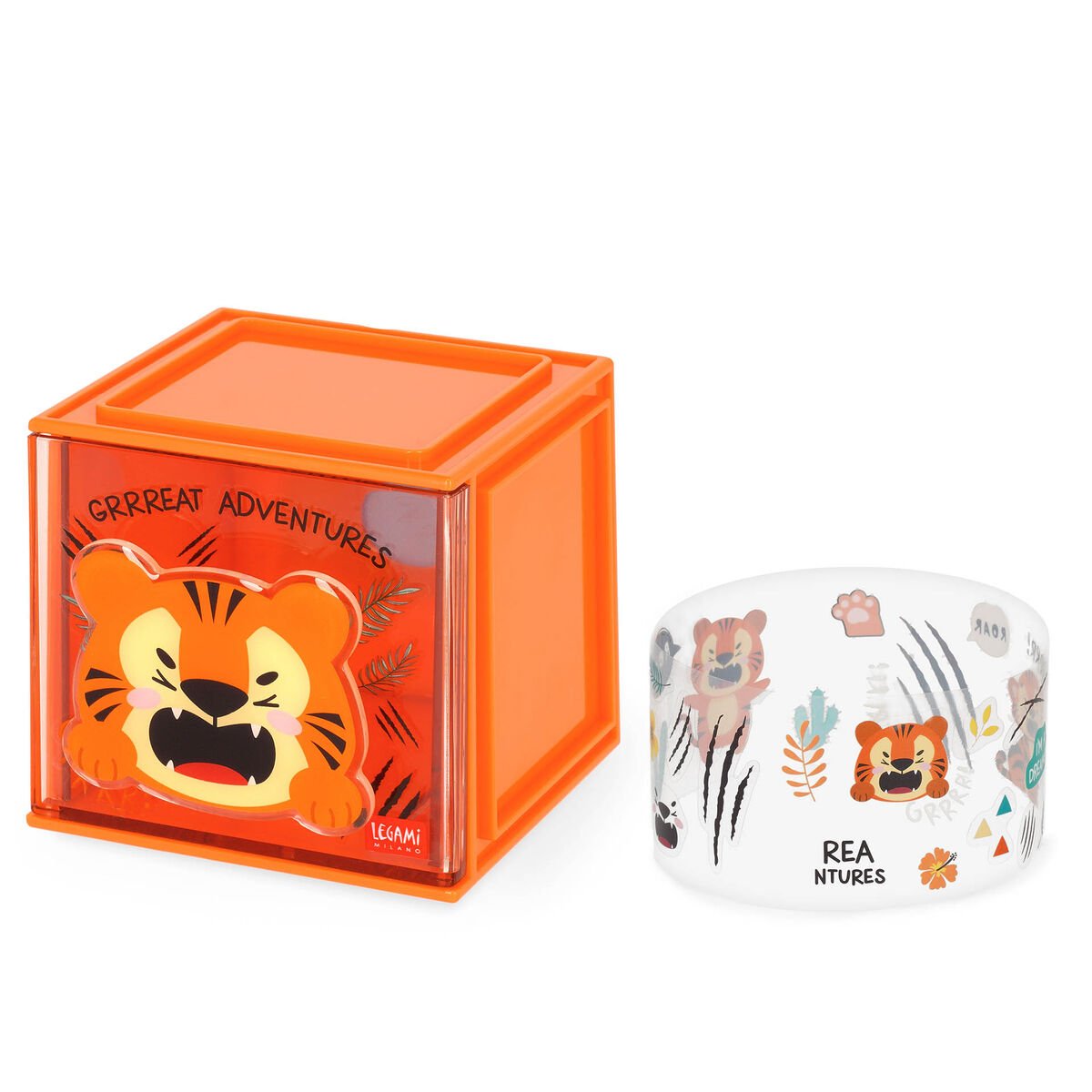 Erweiterbare Schreibtischbox - Cutie Cube TIGER