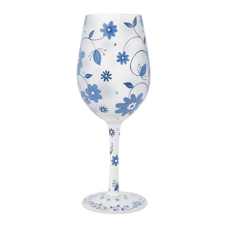 Weinglas CHINOISERIE CHARM by Lolita handbemalt Unikat 444ml 8,5x8,5x22,5cm Weinglas CHINOISERIE CHARM by Lolita handbemalt Unikat 444ml 8,5x8,5x22,5cm