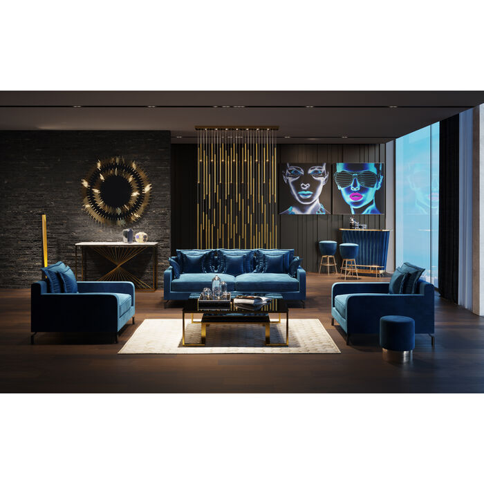 KARE-83901-master-mood-a-700x700 Bar Hausbar AFTER WORK Glas Edelstahl Eukalyptus Petrol Gold 48x120x106cm
