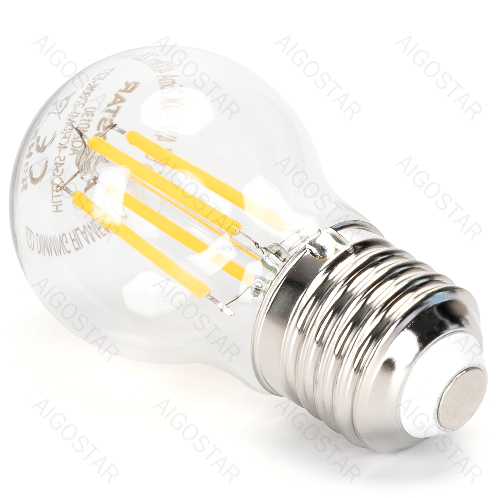 LED Filament Leuchtmittel G45 E27 4W 400lm 2700K Warmweiß dimmbar 4,5x4,5x8cm