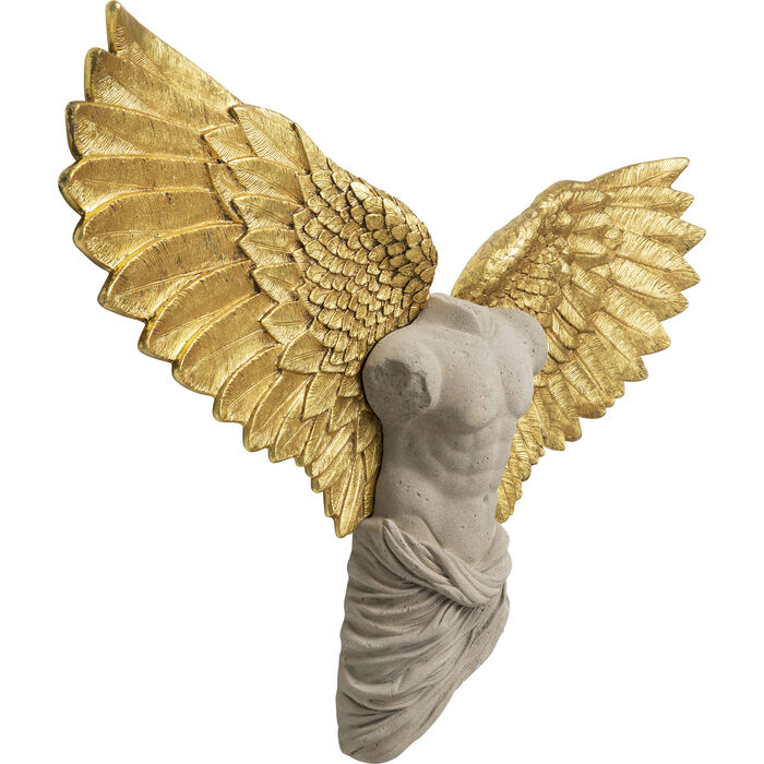 3CVqjYoWNNnJTs Wandobjekt Guardian Angel Male handgearbeitet Unikat 71x124x17,8cm
