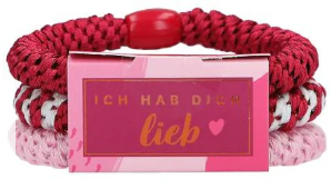 Haargummi Set LOVIES 6,2 x 4,8 x 2,6 cm