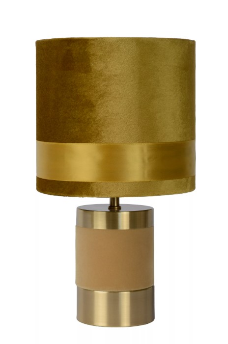 2lZ7Poue2zw8hO Tischleuchte EXTRAVAGANZA FRIZZLE Leinen Metall E14 30x30x50cm