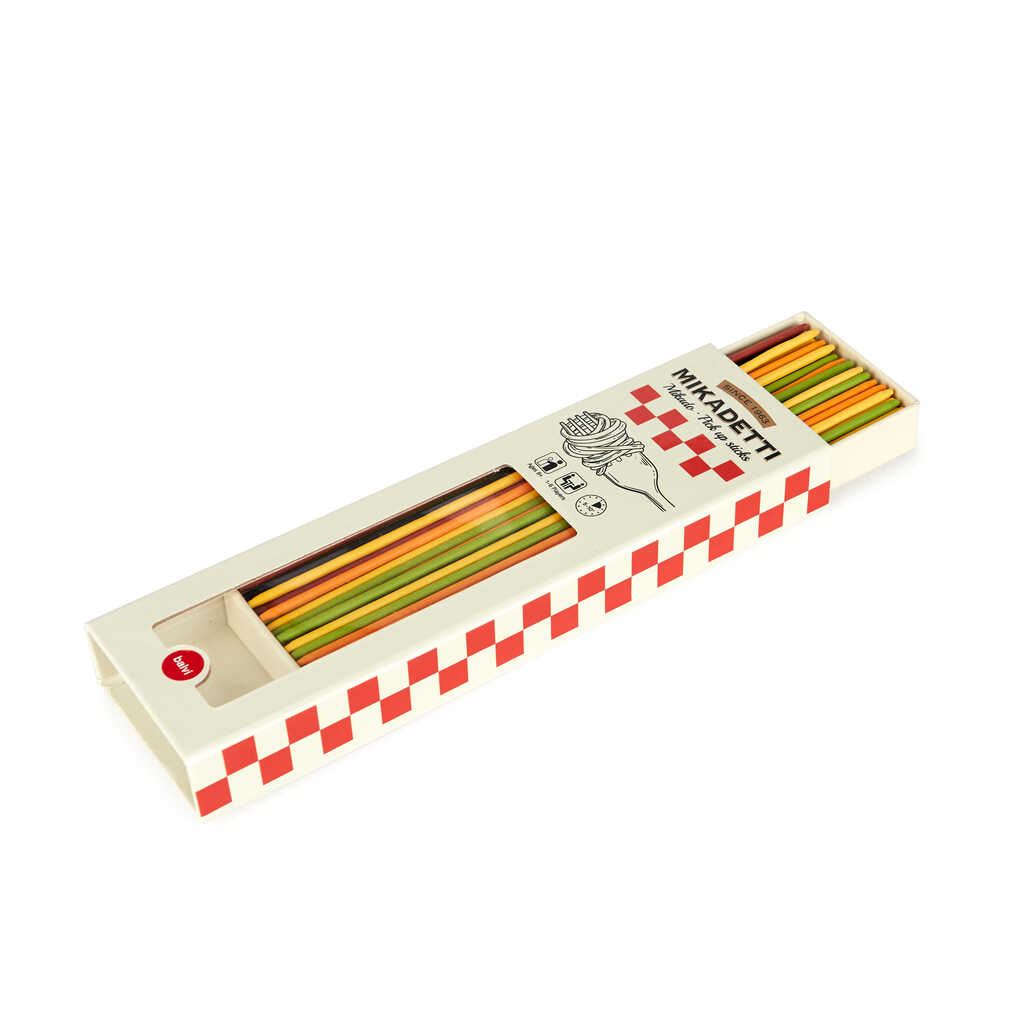 Geschicklichkeitsspiel MIKADETTI Spaghetti Mikado Bambus 2-8 Spieler 2,5x6,5x22,8cm