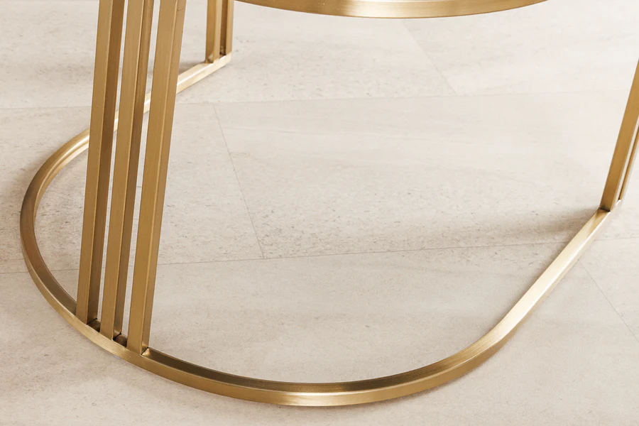 Stuhl EXTRAVAGANCIA Champagner mit Armlehnen 81x60x63cm