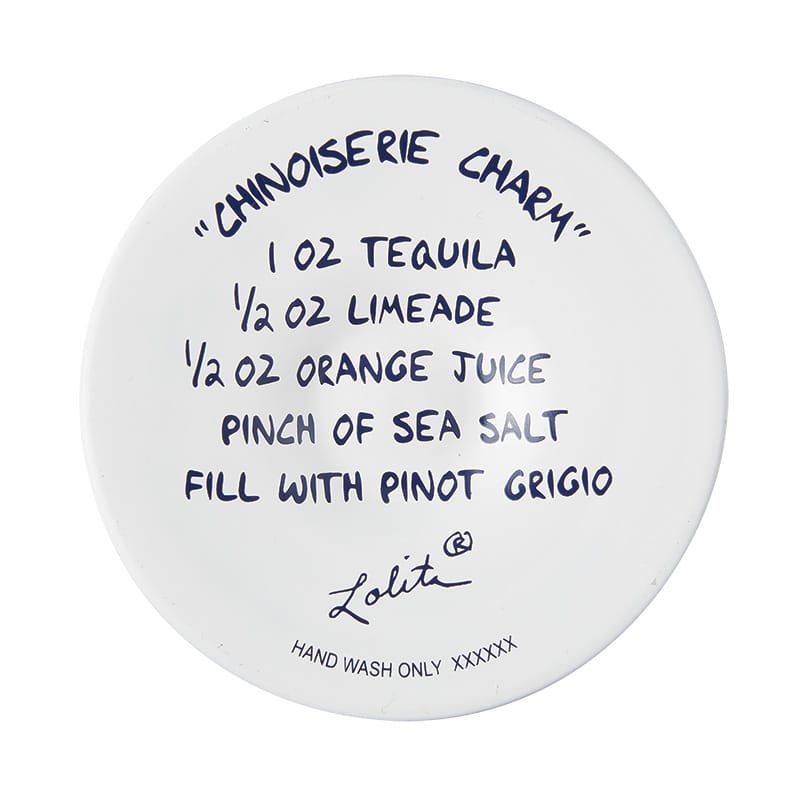 Weinglas CHINOISERIE CHARM by Lolita handbemalt Unikat 444ml 8,5x8,5x22,5cm Weinglas CHINOISERIE CHARM by Lolita handbemalt Unikat 444ml 8,5x8,5x22,5cm