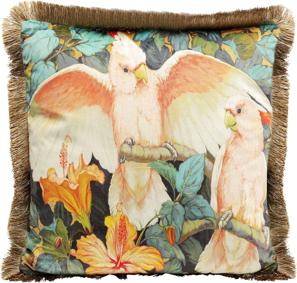 Kissen PARROTS LIFE Gold Weiß 15x45x45cm