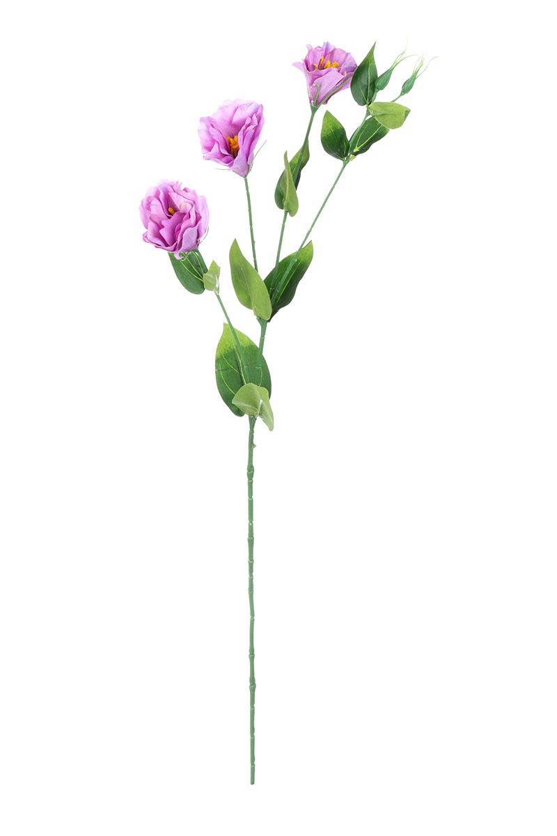 Stielblume LISIANTHUS Kunststoff Pink 80cm