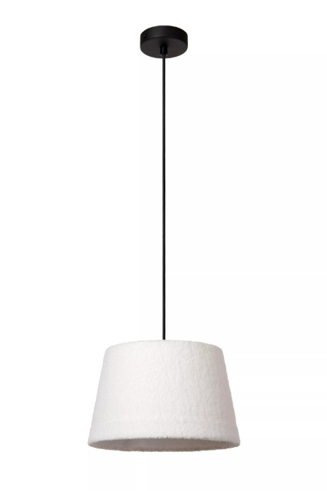 Pendelleuchte WOOLLY Baumwolle E27 dimmbar 28x28x150cm