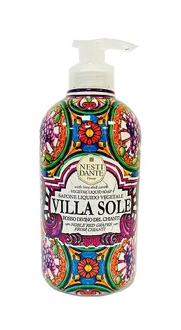 661223 Villa Sole Rosso Divinio Del Chianti Liquid Soap 500ml