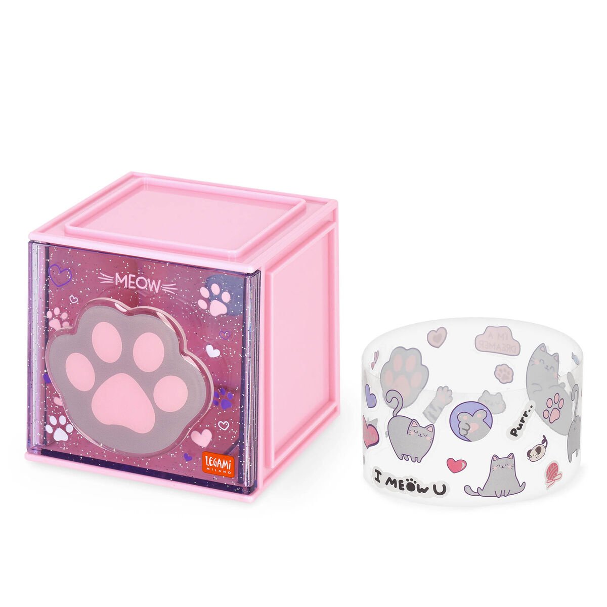 Erweiterbare Schreibtischbox - Cutie Cube KITTY