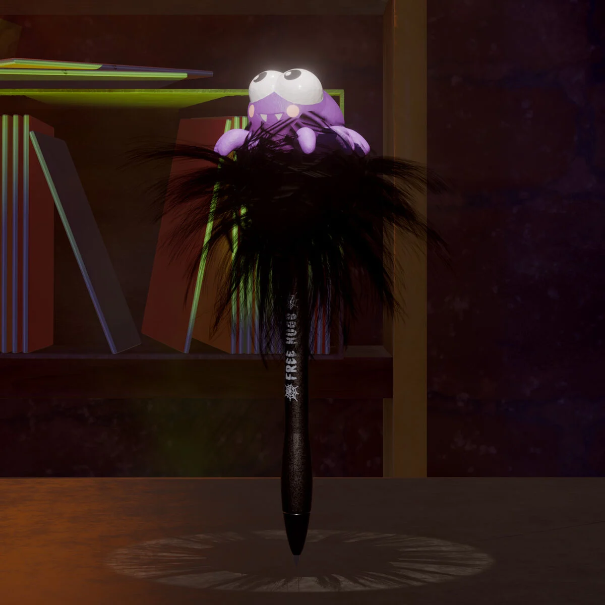 Leuchtender Kugelschreiber WRITING IS MAGIC Spinne 0,7