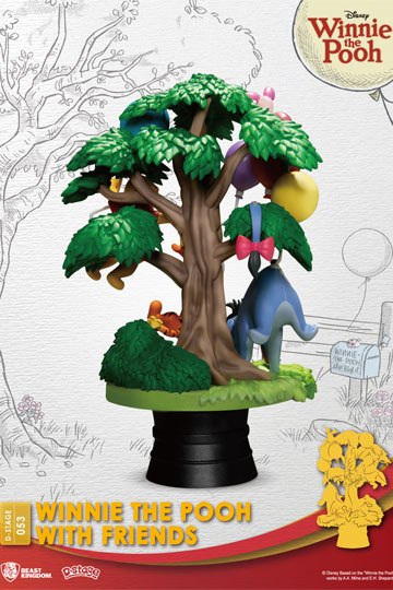 4O9J5tb9bEfF3E Disney D-Stage Sammlerstück Diorama "Winnie The Pooh With Friends" 16cm PVC