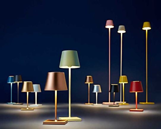 UnbenanntkT5wLy1uvyWmn LED Akku-Tischleuchte NUINDIE Metall Roségold 2,2W 168/197lm 2200K/2700K Flex Dim IP54 10x10x38cm