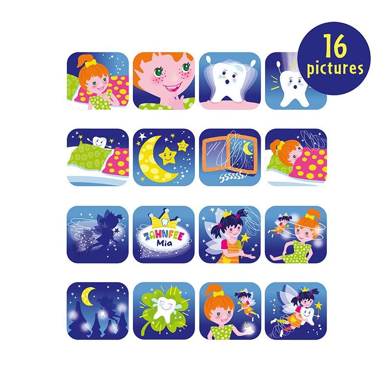 Zahnfee Mia FEEN-PROJEKTOR 12,8x3,5x1,5cm