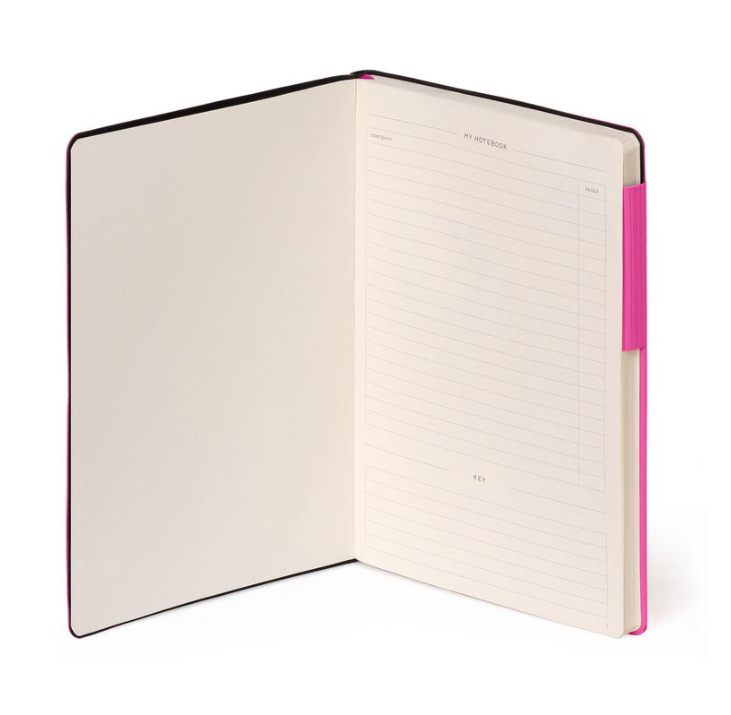 1HeqhslTUJ4SFa Liniertes Notizbuch - Large - My Notebook 17,5x24,3cm 192 nummerierte Seiten Bougainvillea Pink