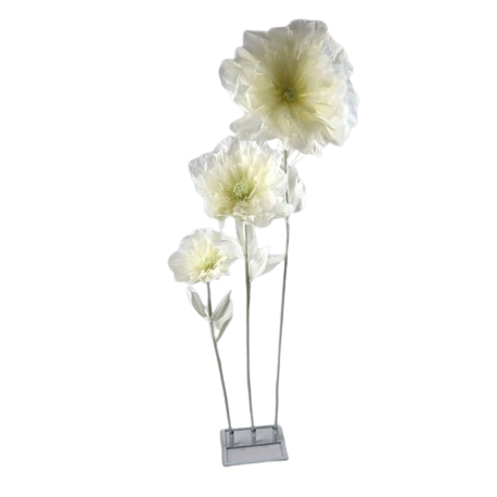 3er-blume-auf-stander-weiss-papier-18065-ve-1-removebg-preview 3er-Dekoblumen-Set ELEGANZ Papier Metall Weiß auf Ständer 50x65x180cm