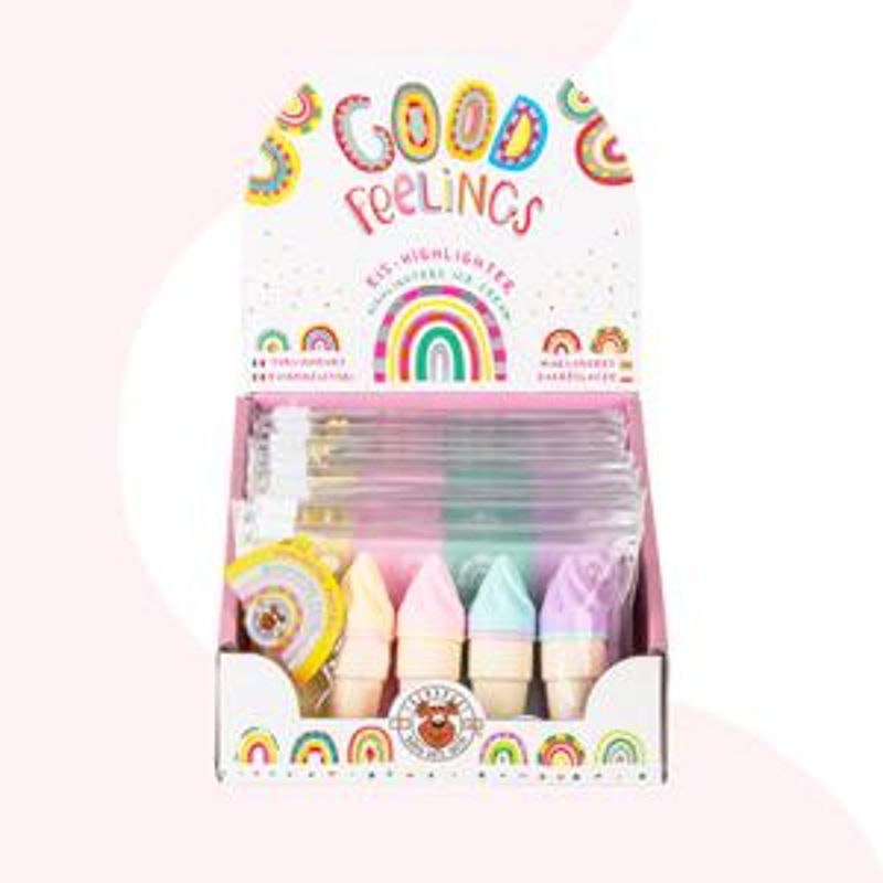 2Xz6lBDrs0u9it GOOD FEELINGS Eis-Highlighter Pastell 4er Set