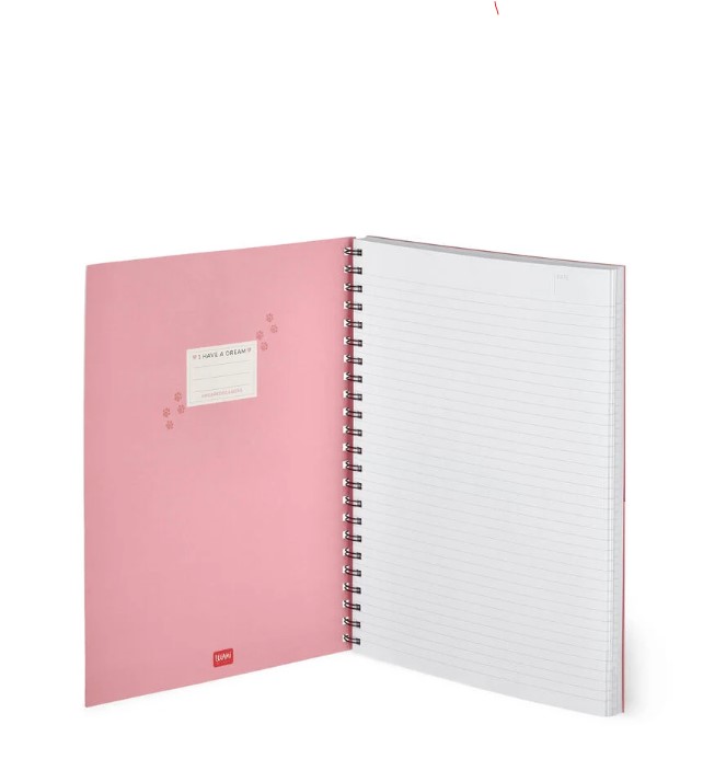 1ktXhp3RxYmmfD 3-in-1 Notebook mit Spiralbindung - Maxi A4 - 22x29,5cm 204 Seiten Meow Kitty Katze