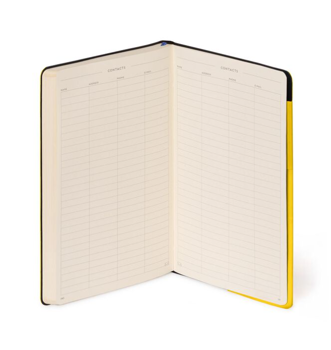 5Lk5UbRbSNcIQY Liniertes Notizbuch - Medium - My Notebook 13x21cm 192 nummerierte Seiten Yellow Freesia Gelb