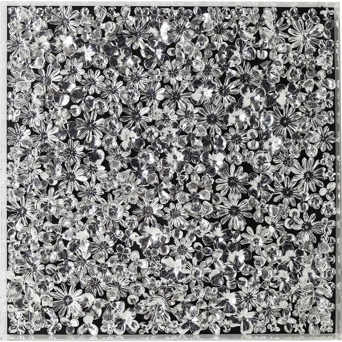 1RTgBDzM74MP9m Objektbild Silver Flower 100x100x8cm